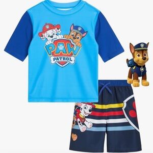 Nickelodeon Toddler Boy Paw Patrol Rash Guard Set